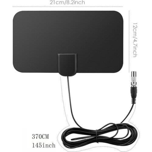 2018 Indoor HD Signal Amplifier Digital TV Antenna HDTV 50 Miles Range VHF UHF