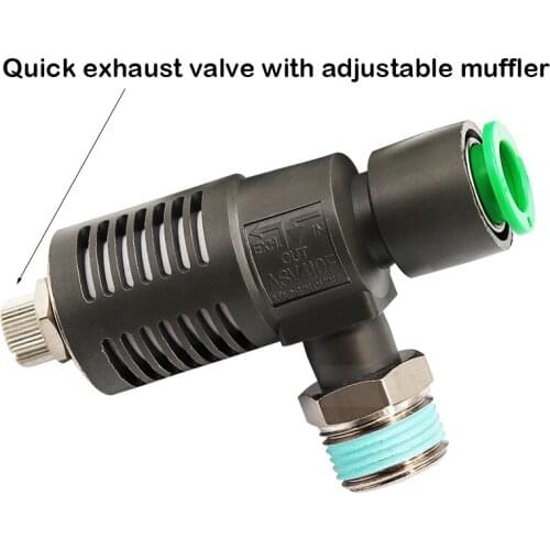 Free shipping 6Pcs ASV310F-01-06S fast exhaust throttle valve ASV410F-02-08S / ASV510F-03-10S