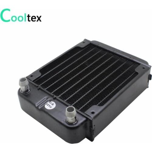 R90A 90mm Aluminum water cooling cooled radiator for computer Chip CPU medical industrial Laser cooler Heat Exchanger