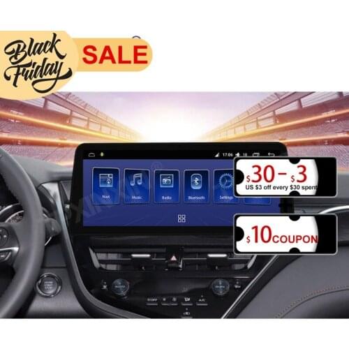 Android 10 6G + 128G for Toyota Camry 2021 Carplay GPS Navigationssystem IPS Bildschirm Multimedia Video Stereo Player Radio