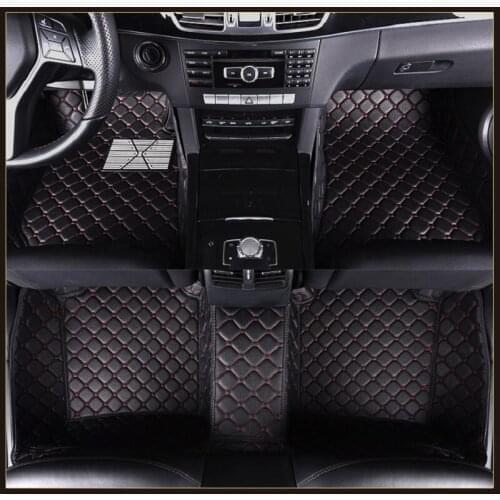 Car Floor Mat Leather for Audi A8 2006-2010 year Accessories for Car Interior 3d EVA Carpet Floor Mat