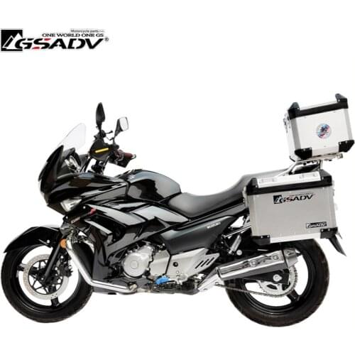 For Suzuki GW250F GW250S Side Box Rear Motorcycle Trunk Aluminum Box Storage Case Steel Rack