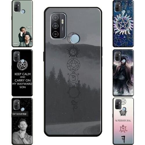Supernatural Symbol Case For OPPO A5 A9 A53 A31 2020 A1K A3S A5S A83 A91 A52 A72 Find X3 Pro F5 F7 A15 Cover