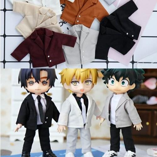 D03-P097 children handmade toy 1/12 ob11 GCS BJD.SD Doll Accessories doll clothes simple type suit jacket set