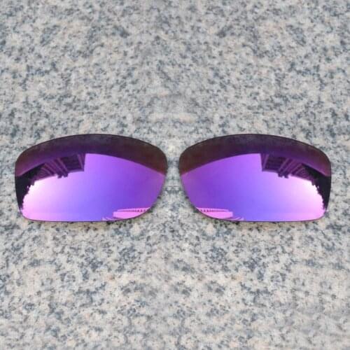Wholesale E.O.S Polarized Enhanced Replacement Lenses for Oakley Fives Squared Sunglasses - Violet Purple Polarized Mirror