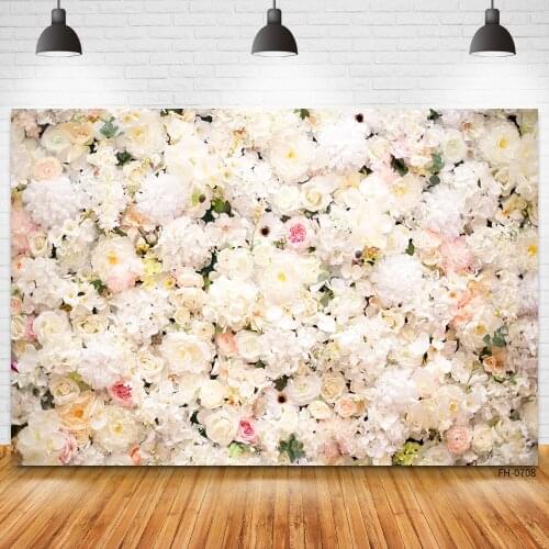 Birthday Party Wedding Valentines Day Backdrop Flower Rose Floral Photography Background for Photo Studio Baby Shower Photocall