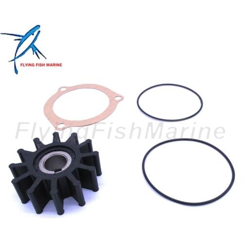 Flexible Water Pump Impeller for Sherwood 9000K / Kohler 229826 G905 G906 G907 G910P / Sierra 23-3303 with Gasket & O-Ring