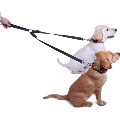 Elastic Dog Nylon Extension Leash Multi-functional Anti-shock Extended Traction Rope Walking Running Protector Pet Accessory