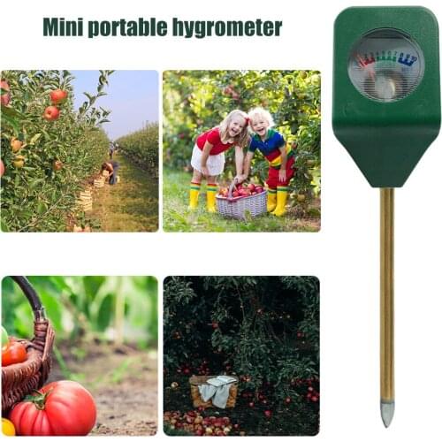 Mini Soil Moisture Temperature Meter Hygrometer Tester Detector Garden Plant Flower Potted Soil Analyzer Tool