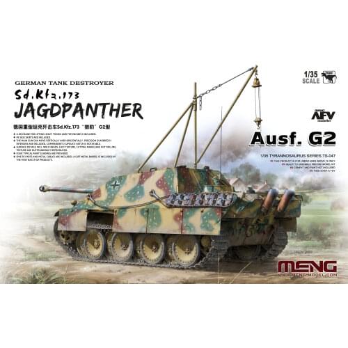 Meng TS-047 1/35 Sd.Kfz.173 Jagdpanther Ausf.G2 plastic model kit