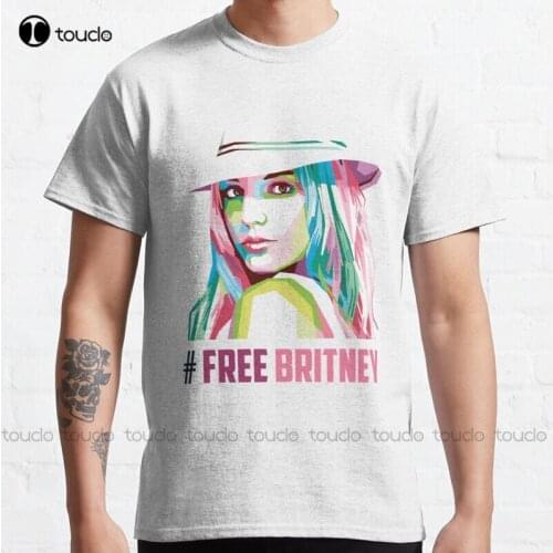 New Free Britney - Free Britney Support - Britney Fans Army 1 Classic T-Shirt Cotton Tee Shirt black tee shirts for men Unisex