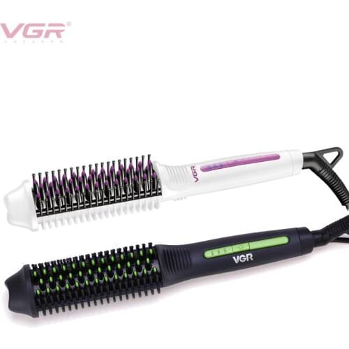 New dry and wet dual-use anti-hot roll straight hair comb. Roll straight with an electric comb beard curler styling comb