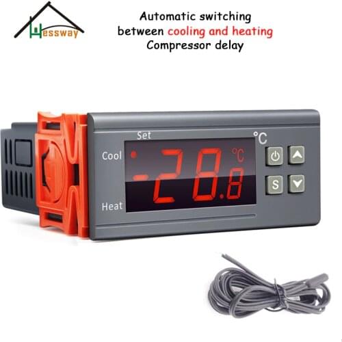 0.6°C Hysteresis Passive Dry Contact Switch Thermostat for Compressor Delay Protection Hot and Cold Constant Temperature
