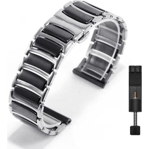 Ceramic Band for Samsung Galaxy Watch 4 Classic 46mm 42mm Bands Stainless Steel Ceramics Bracelet Galaxy Watch4 Strap 44mm 40mm