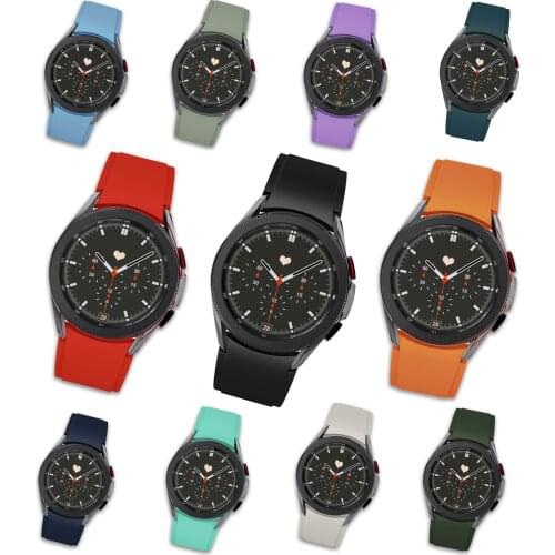 New Strap for Samsung Galaxy Watch4 Classic 46mm 42mm Silicone Wach Band for Samsung Galaxy Watch 4 40mm 44mm Bracelet Bands