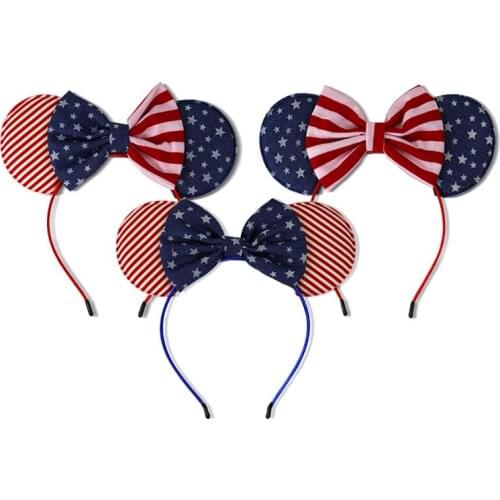 Christmas Women Headband 2019 New Kawaii Hair-Accessories Kid Hair Girl Ears Bows Headdress Head-Band Party