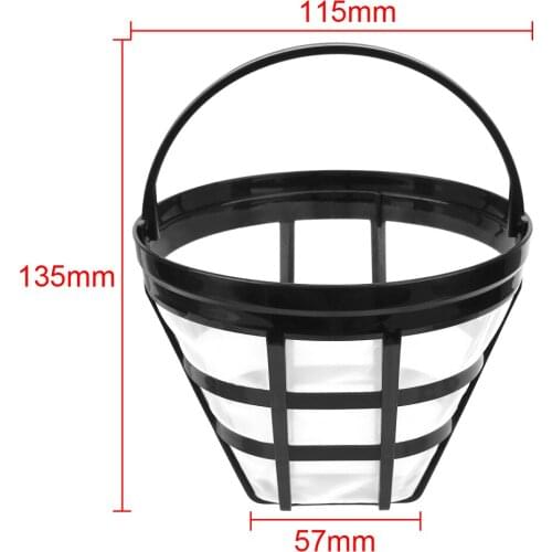 Coffee Machine Strainer Mesh Refillable Basket Cup Style Coffee Filter Reusable Brewer Tool Coffee Maker Accessories