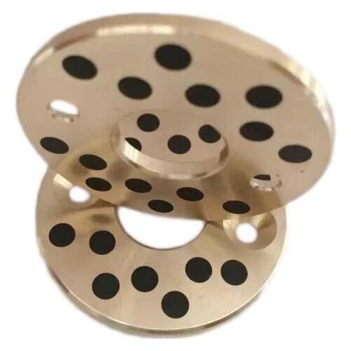 1pcs ID 40.2mm-45.2mm OD 80mm-90mm JTW graphite brass washers with hole self-lubricating wear-resistant washer 7mm thickness