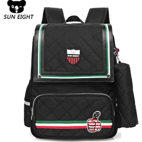 SUN EIGHT Kids Schoolbag Orthopedic Backpack Schoolbags For Boys Girls Schoolbags High Quality Teenagers Children School Bags