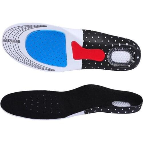 Cut Sport Running Silicone Gel Insoles for feet Man Women for shoes sole orthopedic pad Massaging Shock Absorption arch support