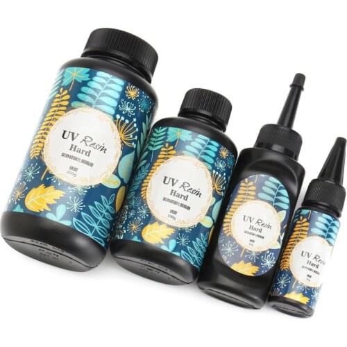 25/60/100/200g UV Resin Ultraviolet Curing Solar Cure Sunlight Activated Hard Curing Quick-drying Non-toxic Resin