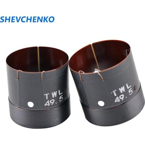 49.5mm Bass Voice Coil Glassfiber Skeleton 2 Layer Copper Wire Woofer Voice Coil For 12Inch Speaker Accessorie 300W-400W
