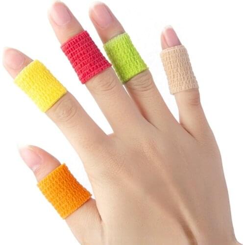 1 Roll Self Adhesive Elastic Bandage 4.5m Colorful Sports Wrap Tape for Finger Joint Knee First Aid Kit Pet Tape