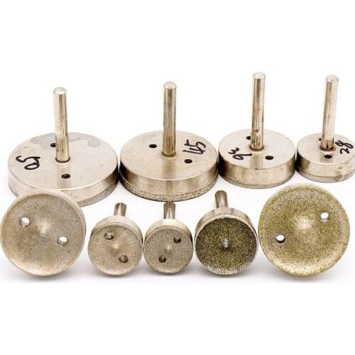 1pcs 6mm Shank Diamond Buckle Drill Bit Diamond Grinding Head Mounted Electroplated Emery Grinding Head With Hole