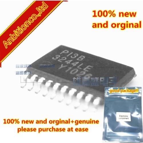 10pcs 100% new and orginal PI3B3244 PI3B3244LE TSSOP-20 3.3V, Hot Insertion, 8-Bit, 2-Port NanoSwitch in stock