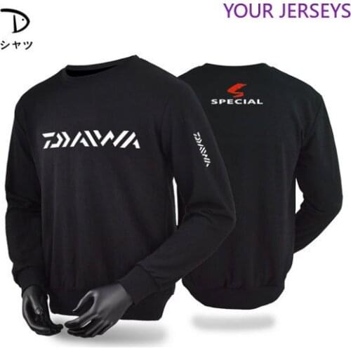 2020 Thermal Fishing Sweater DAWA Thickening Winter Fleece Fishing Jersey Breathable Anti-uv Sun Long Sleeve Fishing Sweatshir