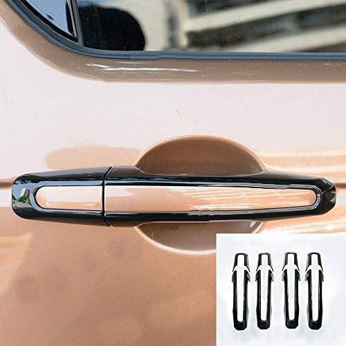 8pcs Door Handle Cover Trim For Land Rover Range Rover Sport 2014-17 Gloss black