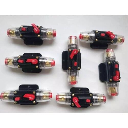 Circuit Breaker20A 30A 40A 60A 80A 100A Solar System 12V 24V DC Solar Energy Circuit Breaker Over And Short Current Protection