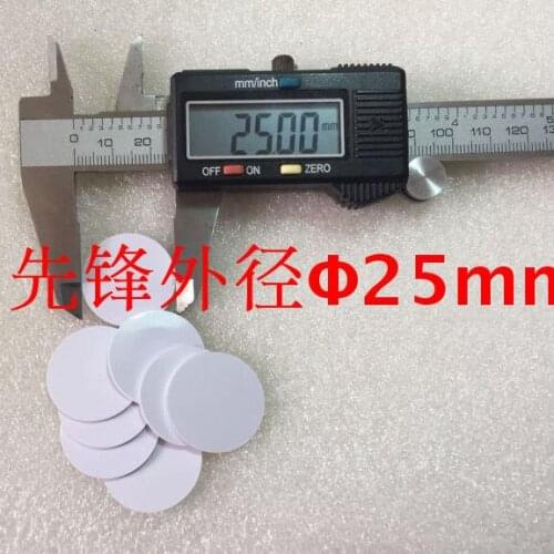 13.56MHz ISO15693 IC 25mm I-co-de-X Coin tags 10pcs/Lot