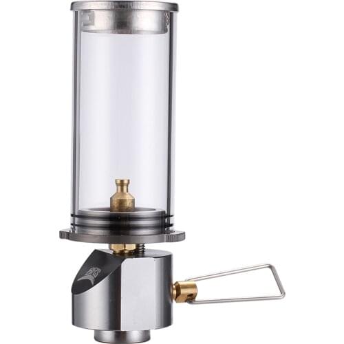 BRS Ourdoor Camping Tent Candle Lamp Portable Light Gas Lighting Camping Lamp Tent Gas Camp Lamp