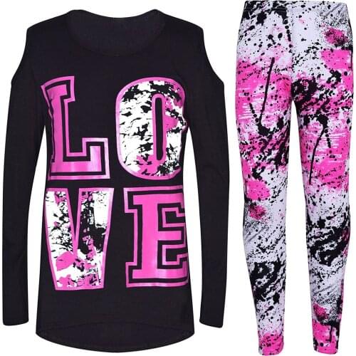 Kids clothing Clothes For Girls Camouflage T-shirt Print For Girls And Boys From 5 to13 Years Long Sleeve Suit детская одежда