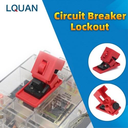 Electrical MCB Clamp On Circuit Breaker Safety Lockout Tagout Lock