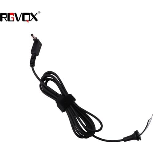 New L-shaped 4.0x1.35mm DC Cords with LED 1.2M 90 Right Angle cable power adapter connector cord For Asus PC Laptop Notebook