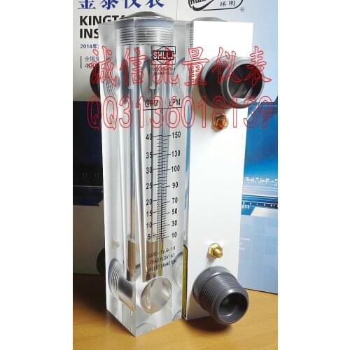 Panel type water meter LZM-25 liquid flowmeter 5-40GPM 10-150LPM rotor flowmeter