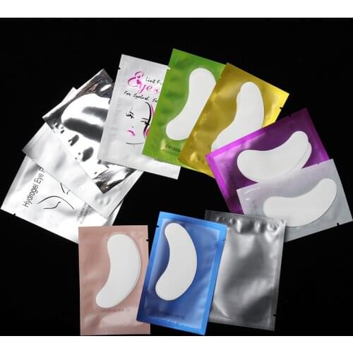 Eye Pads 50 Eyelash Under Eye Pads Lint Free Patches For Eyelash Extension Supplies Lashes Extension For Professionals Tools