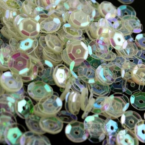 6mm 20g 1200pcs flat Round PVC loose Sequins Sewing Shinny Sequin Craft Clothing Accessories For Crafts Sewing Decoration