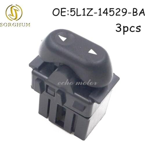 3PCS New Power Passenger Side Window Switch for Ford F150 04-08 Expedition 03-06 Crown Victoria 5L1Z-14529-BA / 5L1Z14529AA