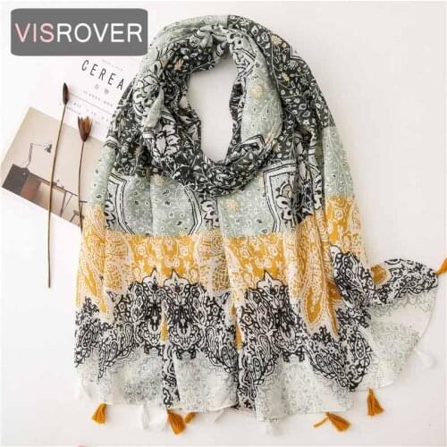 Beach scarf luxury brand viscose big scarf hijab paisley grey scarf hair womens scarfs fashionable spring scarve gift wholesales