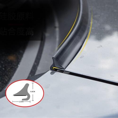 1.8M Car Rubber Seal Car Window Sealant Roof Windshield Protector Seal Strips For Auto Front Windshield Spoiler External Trim