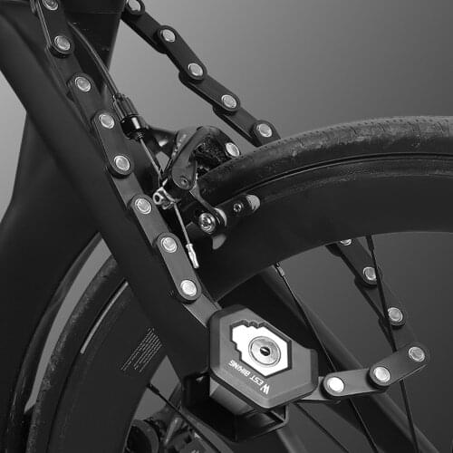 Foldable Bike Lock Mtb Road Bicycle High Security Anti-theft Scooter Electric E-bike Cycling Chain Lock Tool Hamburg Lock #G3