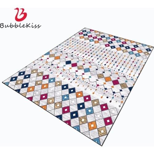 Bubble Kiss Carpet Ethnic Style Geometric Pattern Carpets Customized Area Rugs for Living Room Soft Home Floor Mat Hot Sale Rug