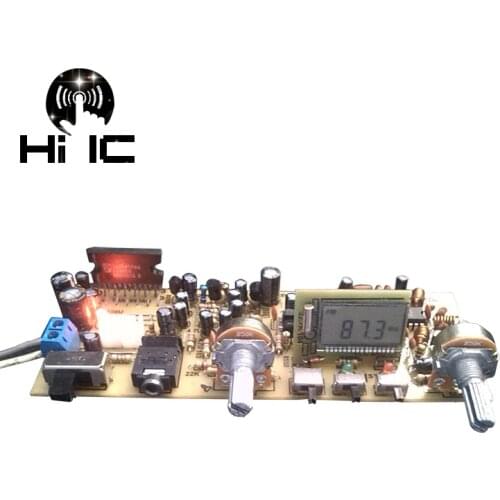 Stereo FM Radio Board Digital Frequency Modulation Radio Board Serial Port DIY FM Radio TA8122 TA2111 Accessories