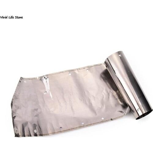 19CM Wind Shield Windproof Plate Height Camping Screen Ultralight Ultra-thin Titanium for Hiking Picnic Cooker Stove