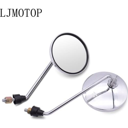 Motorcycle mirror chrome round mirror motorcycl Big vision Side Mirror For BMW F800GS F800GT F800S F800ST Adventure F800 GS/GT/R