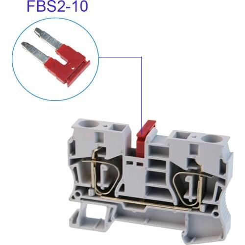 Jumpers FBS2-10 for ST-10 and PT-10 DIN Rail Terminal Blocks Accessories