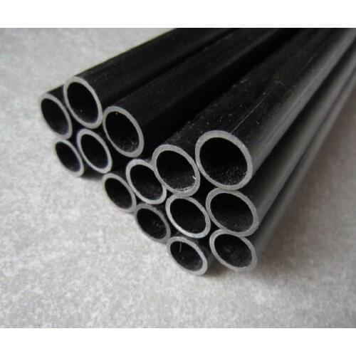 10mm(ID)*12.7mm(OD)*1000mm high strength and light weight carbon fiber pultrusion tube for RC hobby